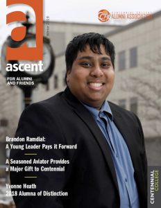 The cover of the winter issue of Ascent Magazine