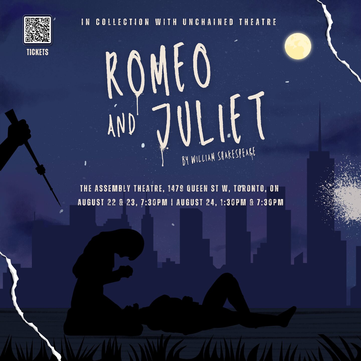 R&J Poster Square qr code